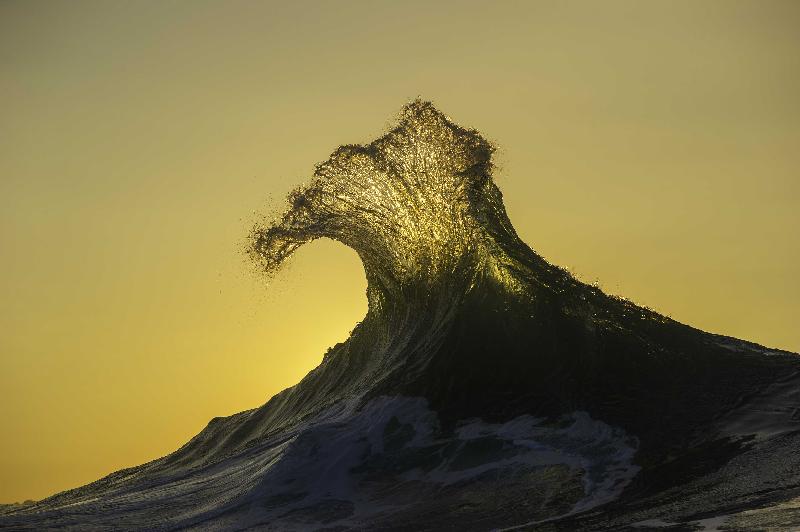 Greg Rabejac photo de vague Pays basque