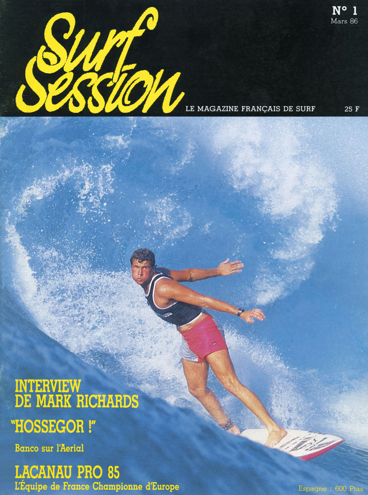Couverture du premier numéro de Surf Session
