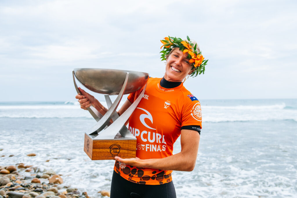 Stephanie Gilmore 8e titre mondial Rip Curl WSL Finals