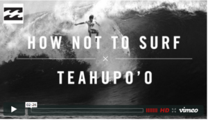 Comment ne PAS surfer Teahupoo