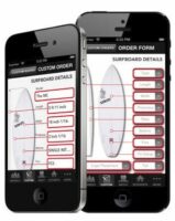 Une app iPhone pour une planche sur mesure