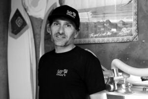 Local shapeur : David Charbonnel, SWOP Surfboards