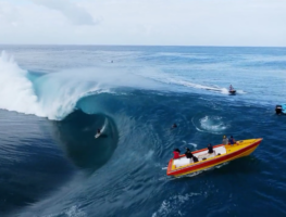 Teahupo’o, du ciel