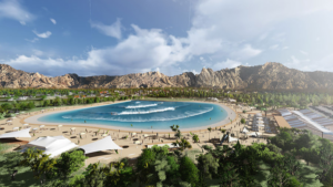 Un Wavegarden dans le désert