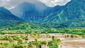 Hawaii : grosses inondations à Kauai