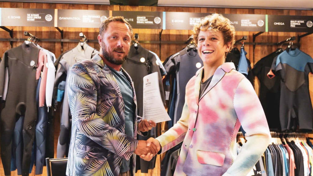 Kyllian Guerin prolonge 3 ans de plus avec Rip Curl Surf Session Magazine