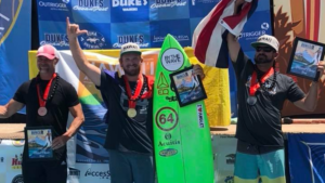 Hawaii : Pierro Coutant remporte les Hawaian Adaptive Surfing Championships !