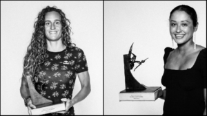 Justine Dupont et Vahine Fierro primées aux Surfer Awards