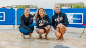 Anglet Surf Avenue : Johanne Defay, Pauline Ado et Emmanuelle Joly laissent leurs traces