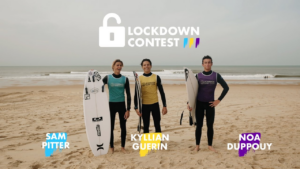 Lockdown Contest : quand trois jeunes surfeurs organisent leur propre compet’