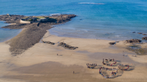 À Fort-Bloqué, le groupe "Rendez-nous la mer" du Pays lorientais maintient la pression sur le gouvernement