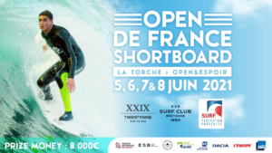 La Torche s’apprête à accueillir l’Open de France de shortboard