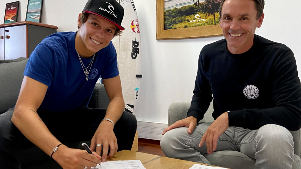 Rip Curl et Kyllian Guerin signent pour 2 années supplémentaires Surf