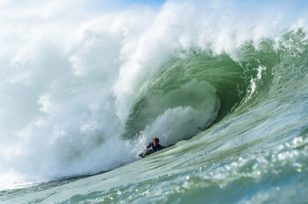 Bodyboard Maxime Castillo pour son film Restart