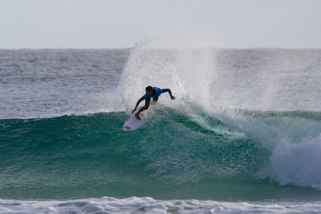 Vahine Fierro en huitième au Boost Mobile Gold Coast Pro ©Andrew Shield/World Surf League