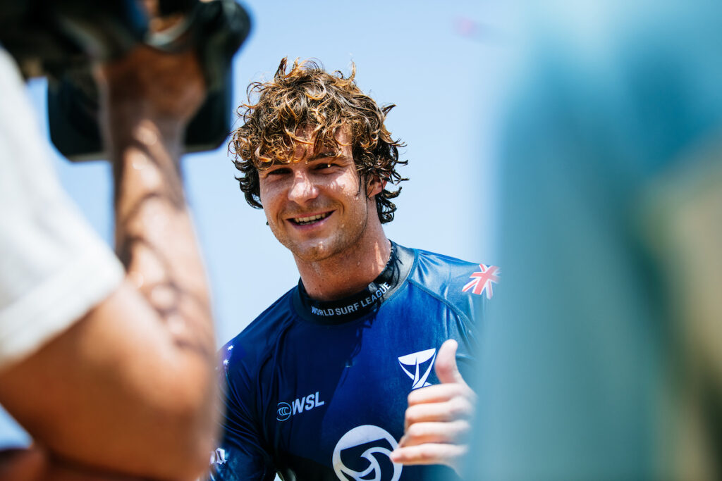 PUNTA ROCA, LA LIBERTAD, EL SALVADOR - JUNE 11: Liam O'Brien of Australia after surfing in Heat 7 of the Round of 16 at the Surf City El Salvador Pro on June 11, 2023 at Punta Roca, La Libertad, El Salvador. (Photo by © Beatriz Ryder/World Surf League)