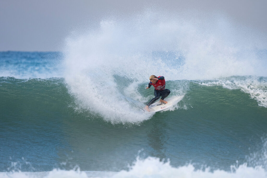 JEFFREYS BAY, EASTERN CAPE, SOUTH AFRICA - JULY 19: Ethan Ewing of Australia surfs in  the Final at the Corona Open J-Bay on July 19, 2023 at Jeffreys Bay, Eastern Cape, South Africa. (Photo by Alan Van Gysen/World Surf League)