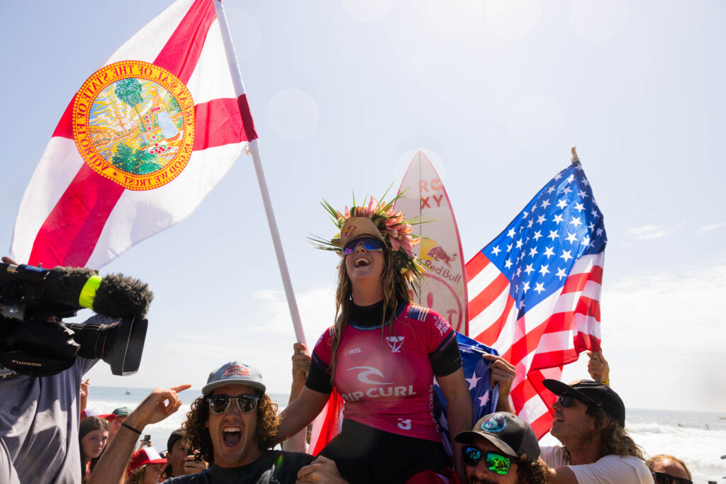 Caroline Marks WSL Finals Trestles titre mondial