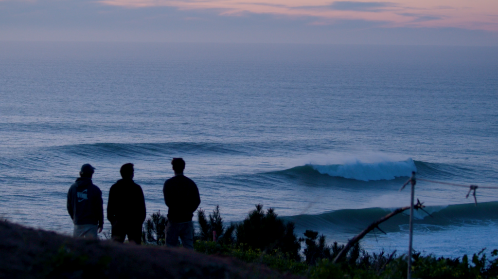 Two of France's best Bodyboarders enjoying the Portuguese swell