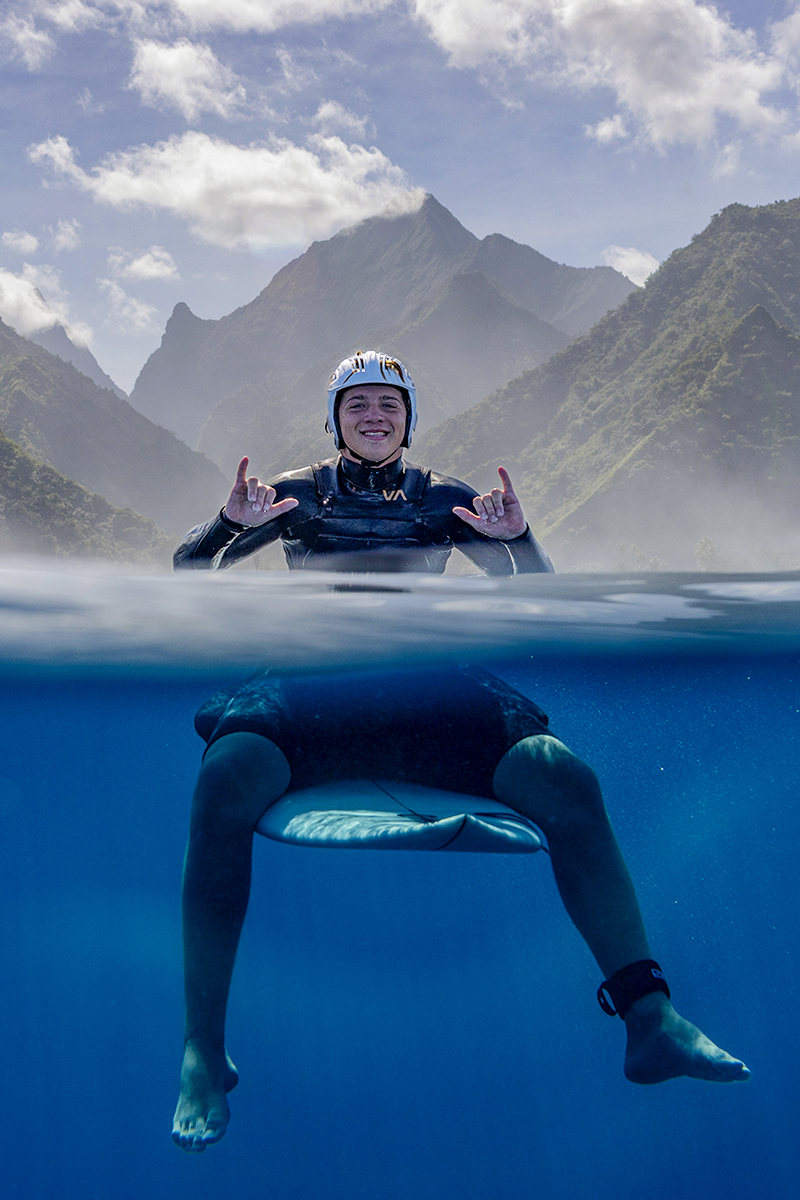 Liam Sahyoun, 17 ans, étoile montante du Big Wave