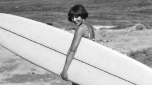 Marie-Christine Delanne, pionnière du surf français, s’est éteinte