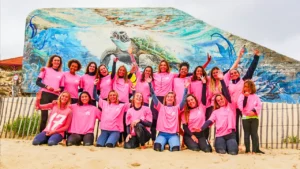 Pink Surf Day&nbsp;: les surfeuses se mobilisent contre le cancer à Vieux-Boucau